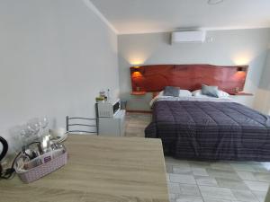 Cama o camas de una habitación en Quinta el Rosal