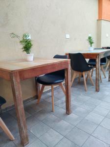 Soul Hostel Av Paulista Bela Vista 2餐厅或其他用餐的地方