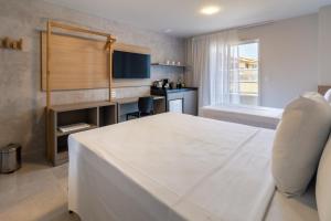 TV a/nebo společenská místnost v ubytování Liiv Mar - Natal Ponta Negra