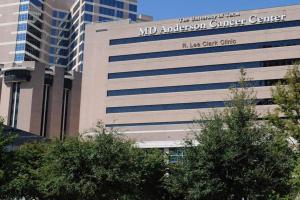 a mld american cancer center building in a city at Home Away From Home-Cozy 2 BDRM Condo/Med Cntr/NRG in Houston