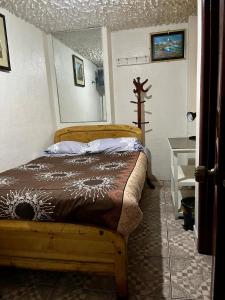 Postel nebo postele na pokoji v ubytování Hostal Carlos Luis