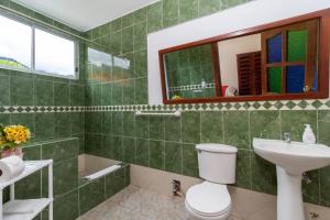 Koupelna v ubytování Napolitano Apart Hotel