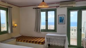Postelja oz. postelje v sobi nastanitve Magnificent View nice double room with shared pool and Ac