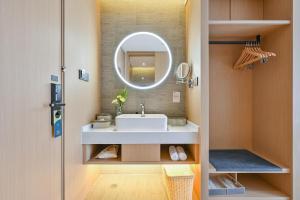 Koupelna v ubytování Atour Hotel Shanghai Songjiang Sports Center Free laundry service