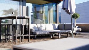 Un lugar para sentarse en Sonne 1806 - Hotel am Campus Dornbirn