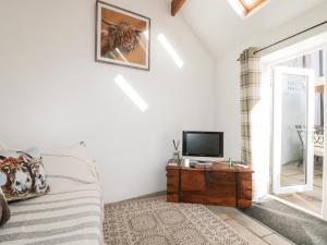 Μια τηλεόραση ή/και κέντρο ψυχαγωγίας στο Bluebell Cottage