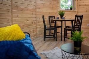 Χώρος καθιστικού στο Rajskie Globy