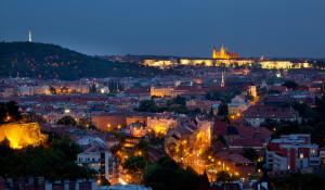 Výhľad na mesto Praha alebo výhľad na mesto priamo z hotela
