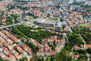 Výhľad na mesto Praha alebo výhľad na mesto priamo z hotela