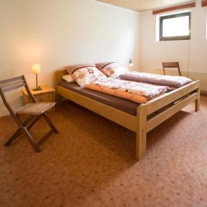 Postel nebo postele na pokoji v ubytování Haus Gartenstrasse