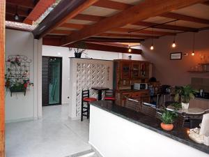 Kjøkken eller kjøkkenkrok på Refúgio BEM-TE-VI