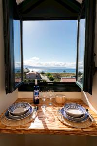 Apartamento Choco Playa de Langosteira en Finisterre con vistas al mar italokat is kínál
