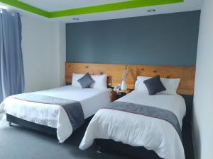 Postel nebo postele na pokoji v ubytování Hotel Brisas Express