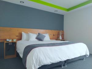 Postel nebo postele na pokoji v ubytování Hotel Brisas Express