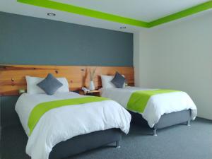 Postel nebo postele na pokoji v ubytování Hotel Brisas Express