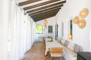 Posezení v ubytování Casa Moum
