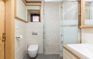 Koupelna v ubytování Apartma Rozika