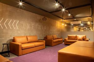 Posezení v ubytování 360 Suítes VN Consolação by Housi - Apartamentos mobiliados