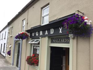 a store with flowers on the front of a building at Stoneyford Village in Stonyford