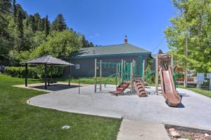a park with a playground with a slide at Cozy Deadwood Escape Less Than 1 Mi to Dtwn and Casinos in Deadwood