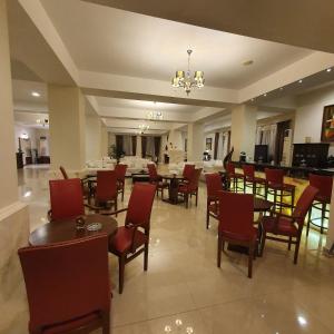 A seating area at Liknon