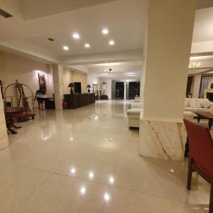 A seating area at Liknon