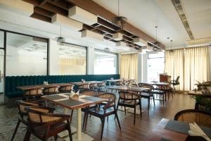 Restaurace v ubytování The Coral Kanyakumari