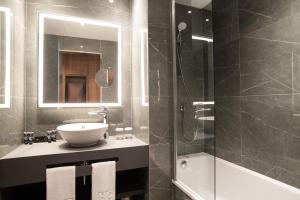 Koupelna v ubytování Hotel Granada Center