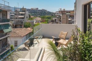 Balkón alebo terasa v ubytovaní Ceramian Athens