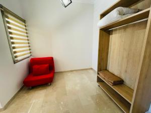 Posezení v ubytování XENIOS SUITES
