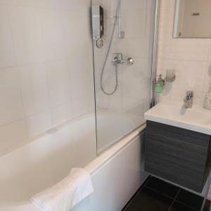 Koupelna v ubytování Citystop Majutuskeskus