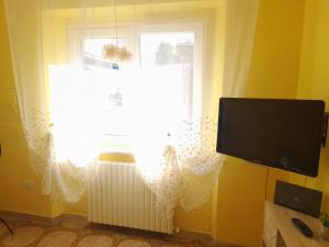 TV a/nebo společenská místnost v ubytování Casa vacanze Perfecta Laetitia Assisi