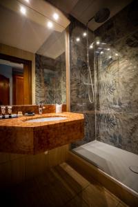 Koupelna v ubytování Hotel Palazzo Lovera