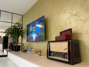 TV a/nebo společenská místnost v ubytování Studio apartman Piccolo