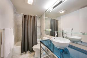Koupelna v ubytování Hotel Murano
