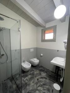 Koupelna v ubytování Modus Aquae