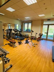 The fitness centre and/or fitness facilities at Thermal Hotel Visegrád