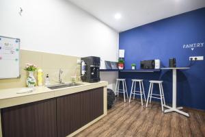 Kuchyň nebo kuchyňský kout v ubytování Meta Hotel + 18 fotografií
