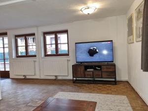 A television and/or entertainment centre at Appartment Montfort