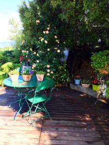 Ogród w obiekcie Maison accueillante avec vue sur la mer à Grosseto-Prugna