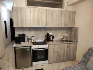A kitchen or kitchenette at G&M Luxury Studios