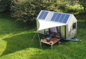 Giardino di Wonderful Tiny house Hootka with fabulous view near Semily