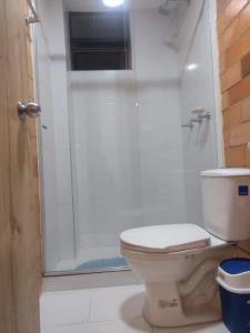 Koupelna v ubytování apartamento altos de la villa