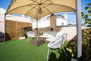 Zahrada ubytování ESSE Ático. Precioso ático con terraza en pleno centro