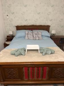 Postel nebo postele na pokoji v ubytování Foxys Moto bb