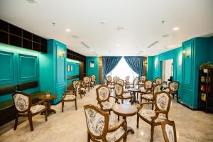 Istumisnurk majutusasutuses Danaciti Hotel