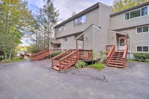 a house with two decks and a driveway at Walk to Ski Resort Sugar Mountain Haven with Views! in Sugar Mountain