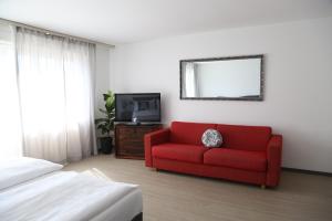 TV a/nebo společenská místnost v ubytování Al Pozz Boutique Resort + 37 fotografií
