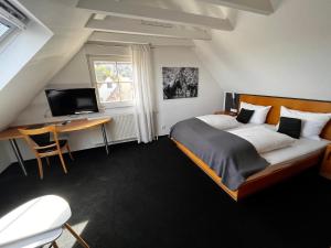 Postel nebo postele na pokoji v ubytování Landhaus Hohly