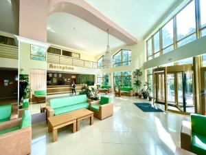 Lobbyn eller receptionsområdet på Palma Hotel